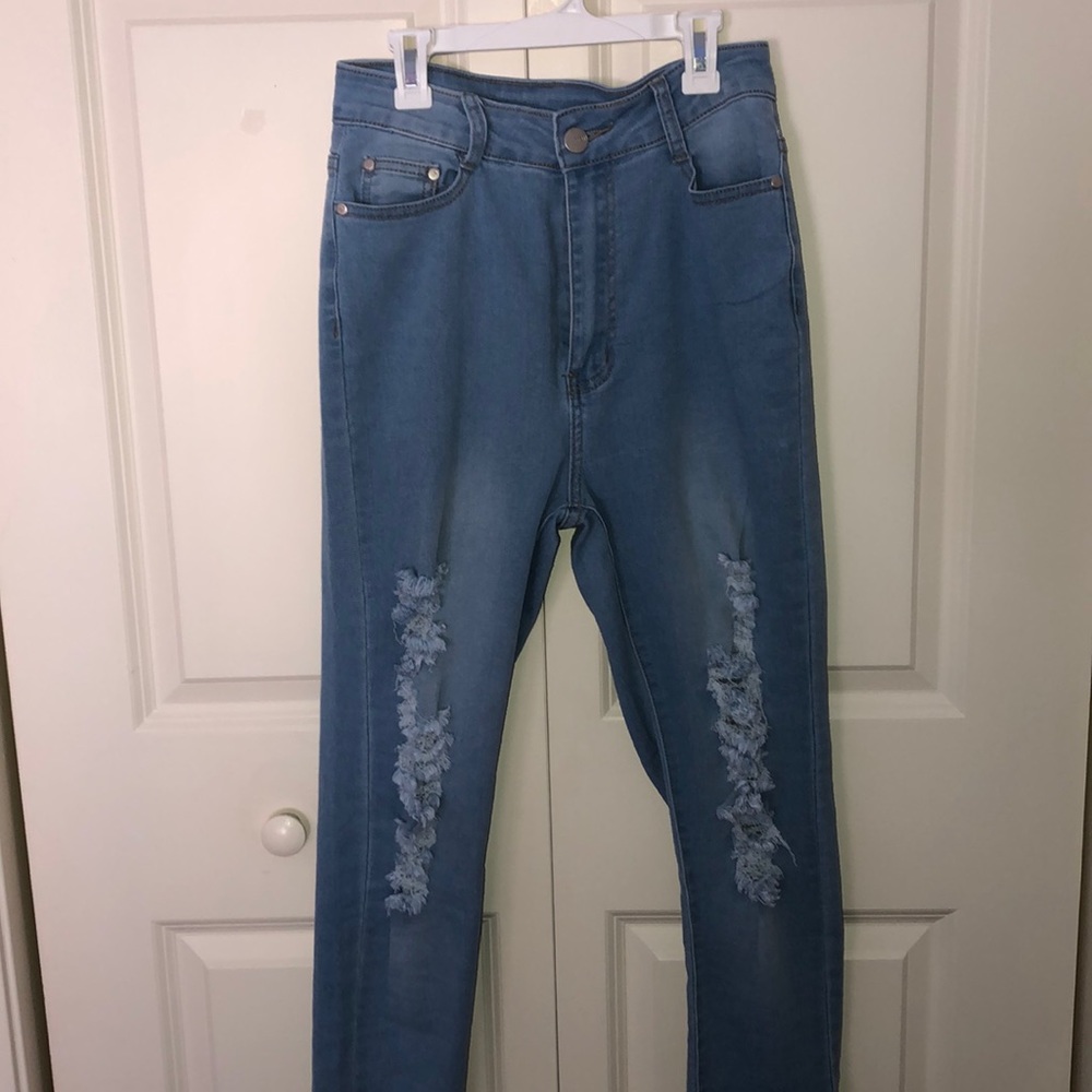 Fashion Nova Super High Waisted Jeans